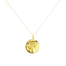 Load image into Gallery viewer, Gold Baby Costa Rica Pendant and Necklace - 24k Gold Plated
