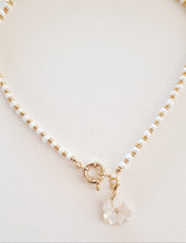 Load image into Gallery viewer, Bahamas Beaded Choker with Drop Chain (18k Gold Plated)

