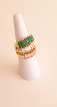 Load image into Gallery viewer, San Andres Ring in Pink, Emerald or White
