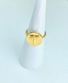 Gold Costa Rica Ring - 24k Gold Plated